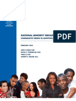 National Minority Broadband Adoption:: Comparative Trends in Adoption, Acceptance and Use