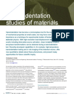 Nanoindentation Studies of Materials: Materials Physics. With High-Resolution Load-Displacement Data, Discrete