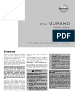 2014 Murano Owner Manual PDF