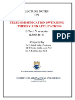 Iare - Tsta - Lecture Notes - 0 PDF