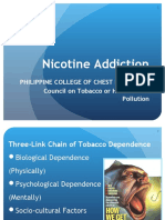 Nicotine Addiction: Philippine College of Chest Physicians Council On Tobacco or Health & Air Pollution