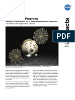 NASA Facts Constellation Program Orion Crew Exploration Vehicle