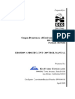 Erosion and Sediment Control Manual