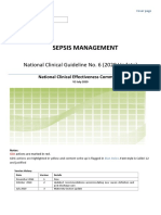 Sepsis Management, National Clinical GuidelineNo. 6 (2020update) PDF