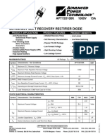 Ultrafast Soft Recovery Rectifier Diode: APT15D100K 1000V 15A