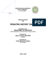 Pediatric HX Taking - Cedeno - TD