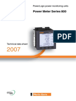 Power Meter Series 800: Powerlogic Power-Monitoring Units