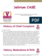 Acute Delirium Case