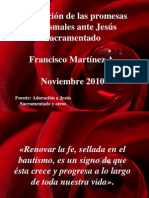 Renovación de Nuestras Promesas Bautismales Ante Jesús Sacramentado