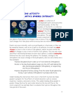 Problem Solving Activity: How Do Earth'S Spheres Interact?: System