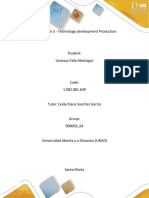 Unit 3 - Task 5 - Technology Development Production-Vanessa Falla