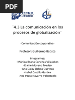 Comunicación en Los Procesos de Globalización