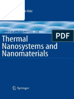 (Topics in Applied Physics 118) Sebastian Volz (Auth.), Sebastian Volz (Eds.) - Thermal Nanosystems and Nanomaterials (2009, Springer-Verlag Berlin Heidelberg) PDF