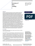 3-Dimensional Accuracy of Dynamic Navigation Technology in Locating Calcified Canals