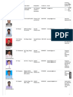 Government College of Techology Coimbatore Staff Data