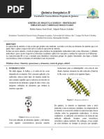 Simetria de Moleculas Simples - Propiedades Vibracionales y Orbitales Moleculares