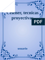 Celener, Tecnicas Proyectivas - Usuario PDF