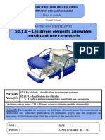 S2.1.1 - Les Divers Éléments Amovibles Constituant Une Carrosserie