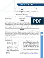 Simulation of The OFDM Technique For The Transmission of Digital Radio