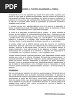 Ensayo. LA EDUCACIÓN EN EL PERÚ Y SU RELACIÓN CON LA POBREZA - DIAZ OSORIO Diana Guadalupe