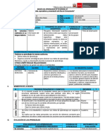 Sesion de Aprendizaje - 2°