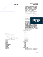 Reading and Writing 3 Q: Skills For Success Unit 3 Student Book Answer Key