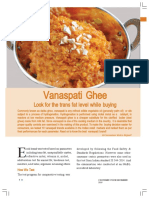 Vanaspati Ghee: Look For The Trans Fat Level While Buying