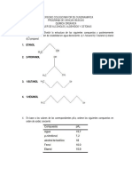 Taller de Alcoholes Aldehídos y Cetonas