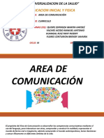 AREA DE COMUNICACION TRABAJO GRUPAL de 4