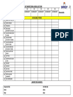 First Aid Kit Inspection Check List Form