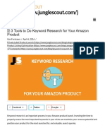 3 Tools To Do Keyword Research For Your Amazon Product