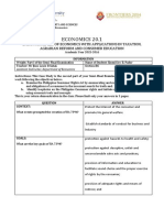 Economics 20.1: Basic Principles of Economics With Applications in Taxation, Agrarian Reform and Consumer Education