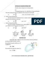 Continuous Charge Distribution, FLUX, GAUSS'S LAW