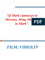 If Mark Cannot Go To Mercury, Bring Mercury To Mark