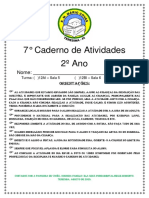 7 Caderno de Português Atualizado 2 Ano