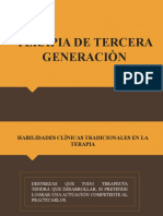 Terapia de Tercera Generaciòn