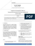 Informe de Laboratorio Ley de Coulomb