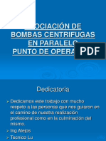 Asociación de Bombas Centrifugas en Paralelo