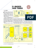 AT89C2051-based Countdown Timer