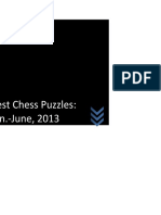 Best Chess Puzzles Jan June 2013