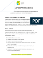 Check-List de Marketing Digital