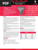 End-of-Line Crimped Metal Flame Arresters: Objective