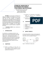 Informe Electronica de Potencia, Rectificadores