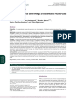 Meta-Analysis: Psoriatic Arthritis Screening: A Systematic Review and Meta-Analysis