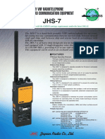 Two-Way VHF Radiotelephone On-Board Communication Equipment