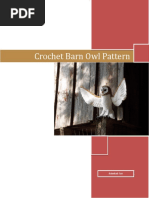 Crochet Barn Owl Pattern: Rebekah Fair Rebekah Fair