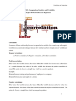 Correlation and Regression