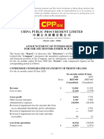 China Public Procurement Limited 中 國 公 共 採 購 有 限 公 司