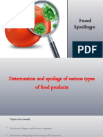 Food Spoilage: Dr. Rafat Amin