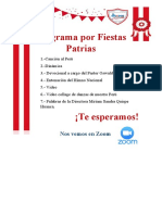 Programa Por Fiestas Patrias